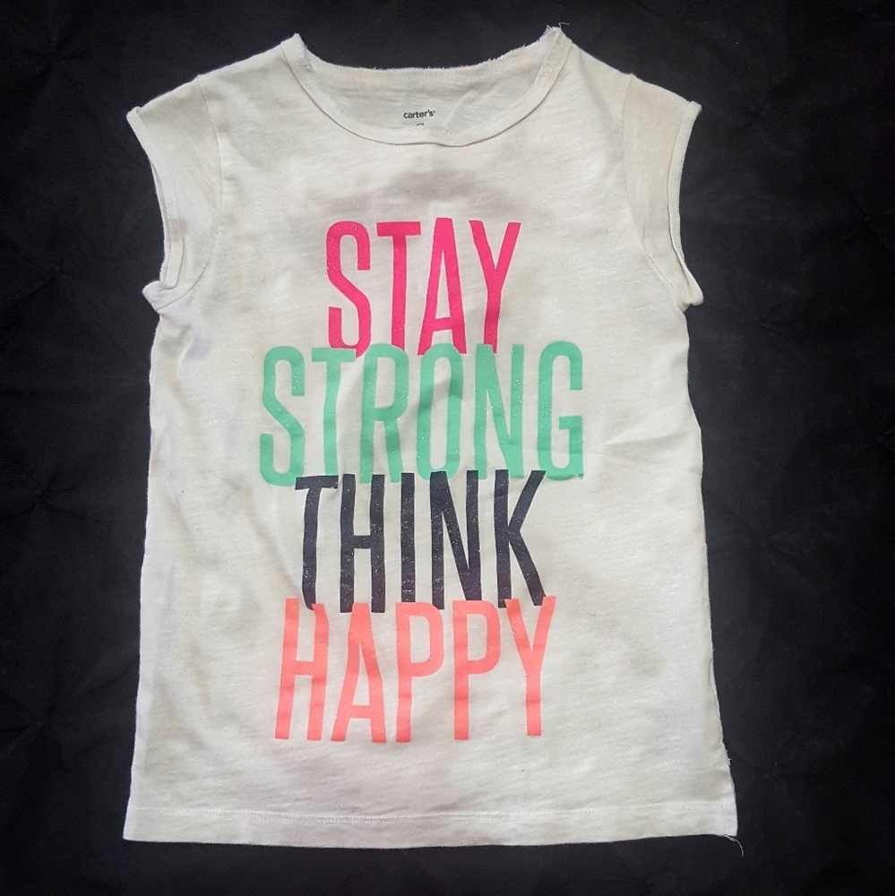 Carter's Girls Size 7 Cap-Sleeve T-Shirt